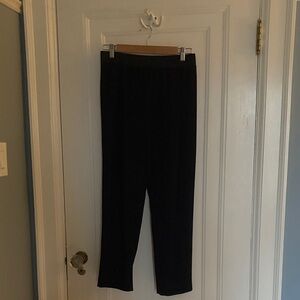Elegant Black Cropped Women's Pants